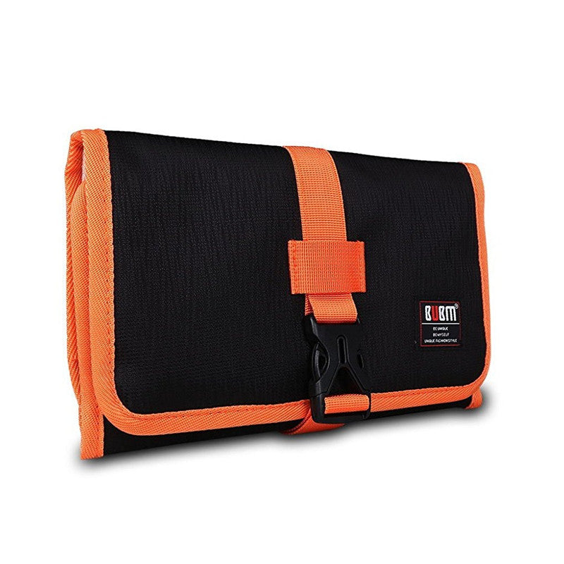 BUBM RDP Folded Travel Organizer Earphones Cable Storage Bag Wash Bag Electronics Accessories Case