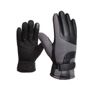 Winter Warm Leather Gloves Touch Screen Waterproof Windproof Riding Cycling Skiing Gloves