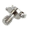 1/4 '' screw Screw stainless steel adapter for camera Camera Suppport tripodG6Y2
