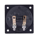 Square Shape Double Binding Post Type Speaker Box Terminal Cup Black G2G9