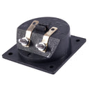 Square Shape Double Binding Post Type Speaker Box Terminal Cup Black G2G9
