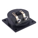 Square Shape Double Binding Post Type Speaker Box Terminal Cup Black G2G9
