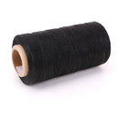 Flat wax wire coil 260M leather leather DIY DIY black G8B6