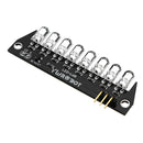 8 Bit 5mm F5 Bright LED Blue Light Module Electronic Building Blocks For