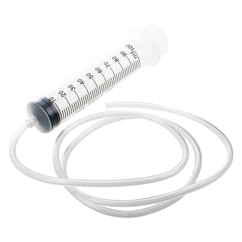 Large Plastic Syringe + handy plastic tubing