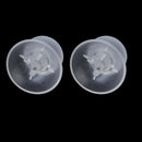 1 pair of Thumbstick Joystick replacement for XBOX One controller Clear P6A1