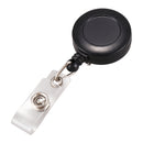 1 pcs Badge Holder Retractable Reel YOYO Clip Snap Button ID Card Key Black M2Q1