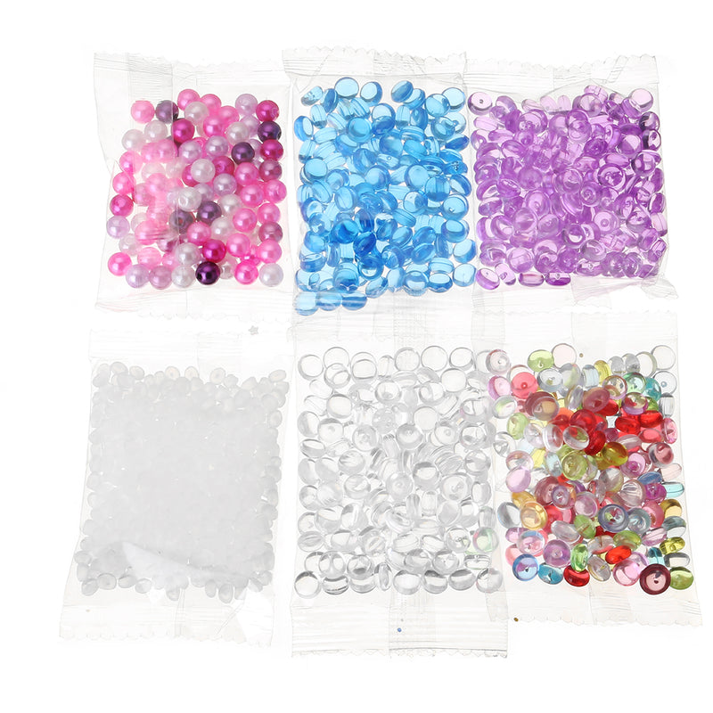 60 Pack Slime DIY Charms Supplies Kit Ball Beads Foam Sequins Tools Making Pack Children's Funny Toy