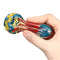Yellow Patterned Glazed Glass Pipe Spoon Shape T obacco Herb Tube Portable Hand Crafts Pipes