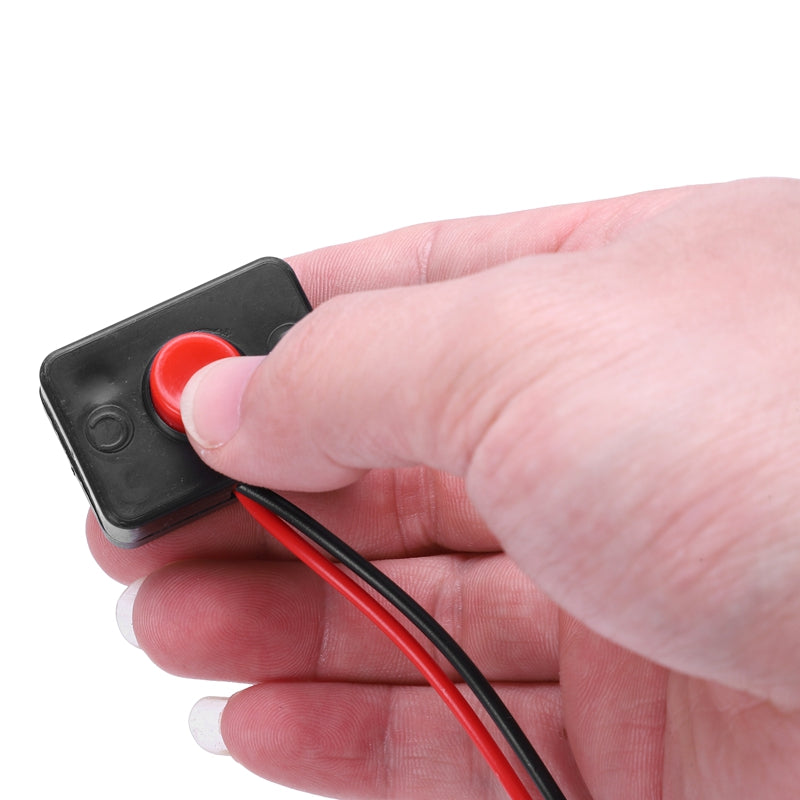 DCÂ 12V2A Adhesive base push button momentarily action wired switch for auto