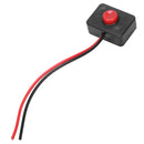 DCÂ 12V2A Adhesive base push button momentarily action wired switch for auto