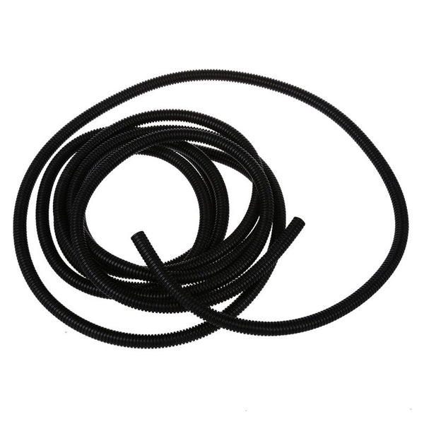 17.3Ft Length Wave Type 1/2" Outer Diameter Plastic Split Loom Tubing K1Q7