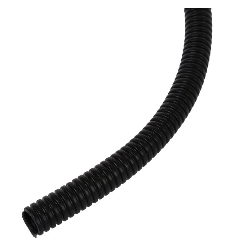 17.3Ft Length Wave Type 1/2" Outer Diameter Plastic Split Loom Tubing K1Q7