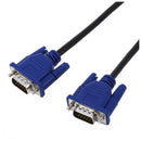Black Blue VGA 15 pins Male to Male Plug Cable Computer Monitor Wire Cable
