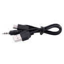 USB 2.0 Male 3.5mm to Mini 5 Pin Male USB Data Sync Cable for Phone L5A4