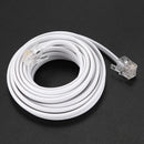 Phone male to male RJ11 Plug adapter cable 10-feet length for the fixed-lineF5A9