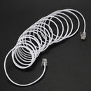 Phone male to male RJ11 Plug adapter cable 10-feet length for the fixed-lineF5A9