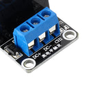 3pcs 1 Channel 5V Solid State Relay High Level Trigger DC-AC PCB SSR In 5VDC Out 240V AC 2A