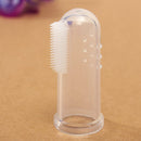 Kids Baby Finger Toothbrush Infant Soft Silicone Teeth Rubber Massager Brus I9C5