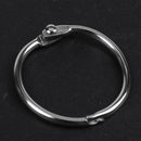 25 Pcs Metal 1.2" Loose Leaf Rings Binder Keyrings for Scrapbooking Book B9D4
