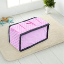 Non-woven Fabrics Makeup Tool Desk Storage Bag Spot Organizer, Pink E8U9