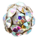 Fancy Crystal Lip Stud Monroe Tragus Bar Ball Labret V2X6