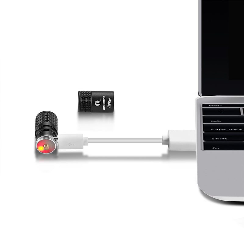 LUMINTOP EDC Pico 130LM USB Rechargeable Flashlight Super Mini EDC Flashlight Twristy Mini LED Keychain Light Mini Torch