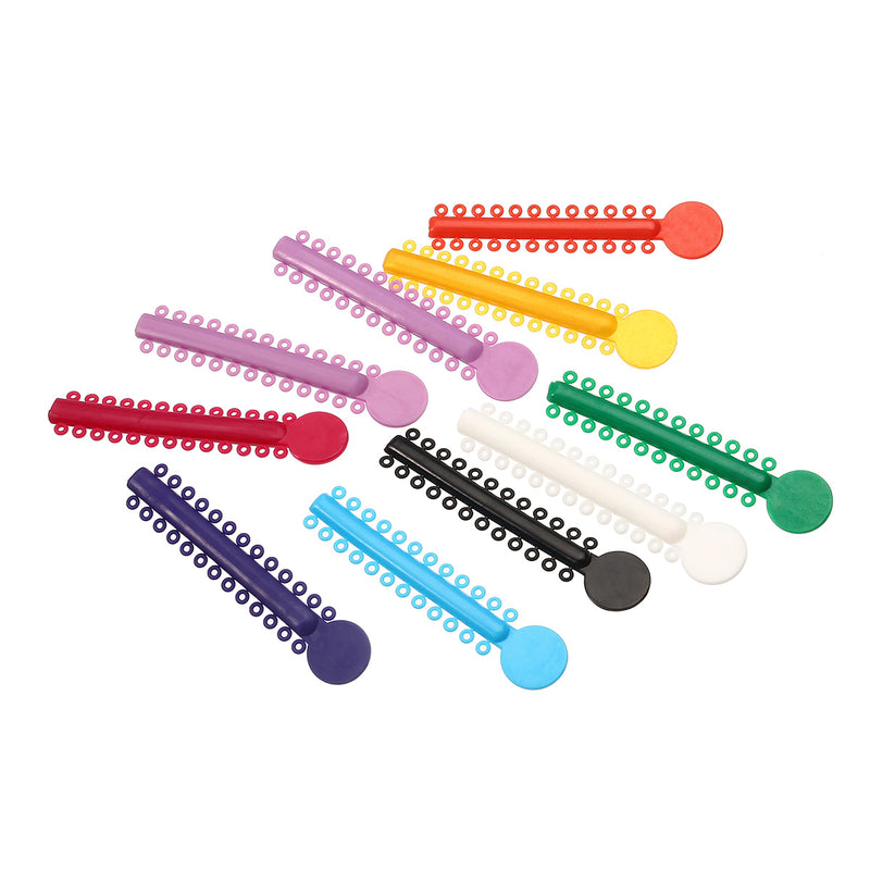 Colorful Rubber Band Dental Orthodontic Materials Ligature Ties Elastic Dentist Prod