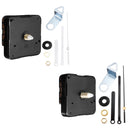 White/Black DIY Quartz Silent Clock Wall Clock Movement Mechanism Hour Minute Second Hand