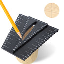 1/8"-5" Woodworking Scribe Mark Line Gauge Cross-out Ruler Carpenter Tools