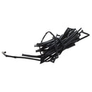 2.5mm Dia. Black Heat Shrinkable Tube Shrink Tubing 5M 16.4Ft X3C2