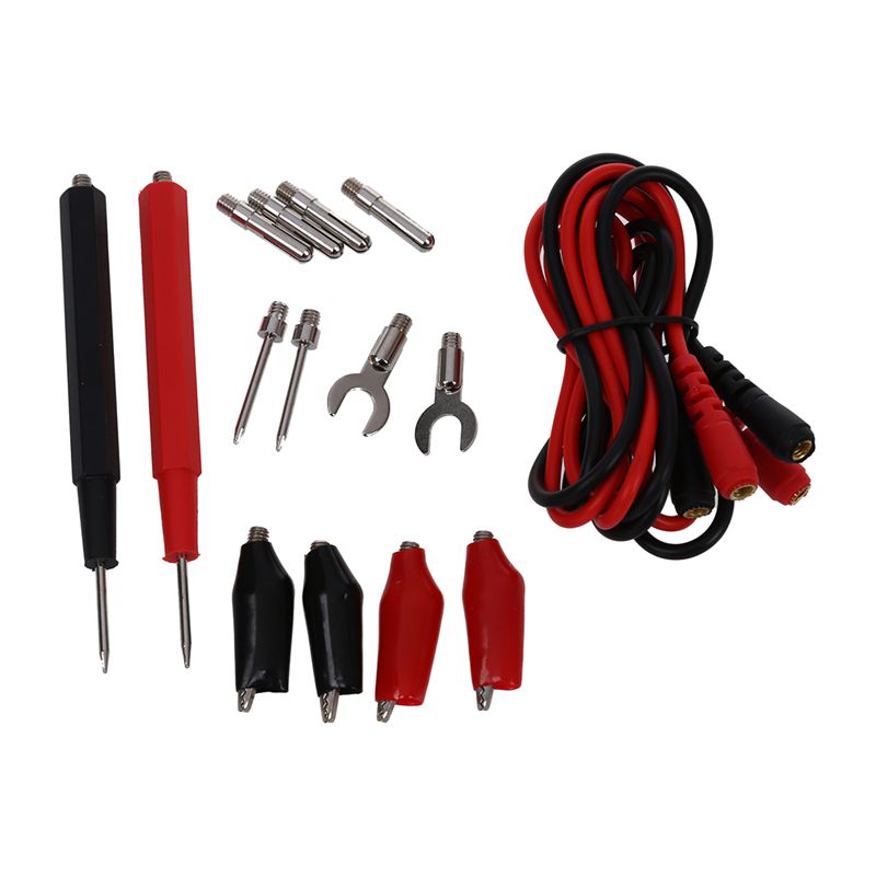 1 set Multifunction Digital Multimeter Probe Test Leads cable Alligator Cli J9S4