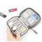 BUBM QYR Single Double Layer Electronics Accessories U Disk Cable Organizer Data Cable Storage Bag