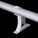 2 piece rod bearing metal curtain Curtain Rod brace fits 25mm cornices W2C3