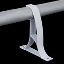2 piece rod bearing metal curtain Curtain Rod brace fits 25mm cornices W2C3