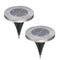 2Pcs 4 LED Solar Powered Buried Light Under Ground Lamp Outdoor Pathway Garden
