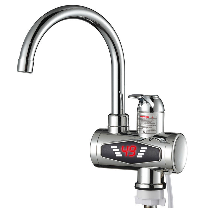 3000W Electric Instant Hot Faucet 360 Rotatable LED Display Water Heater Tap