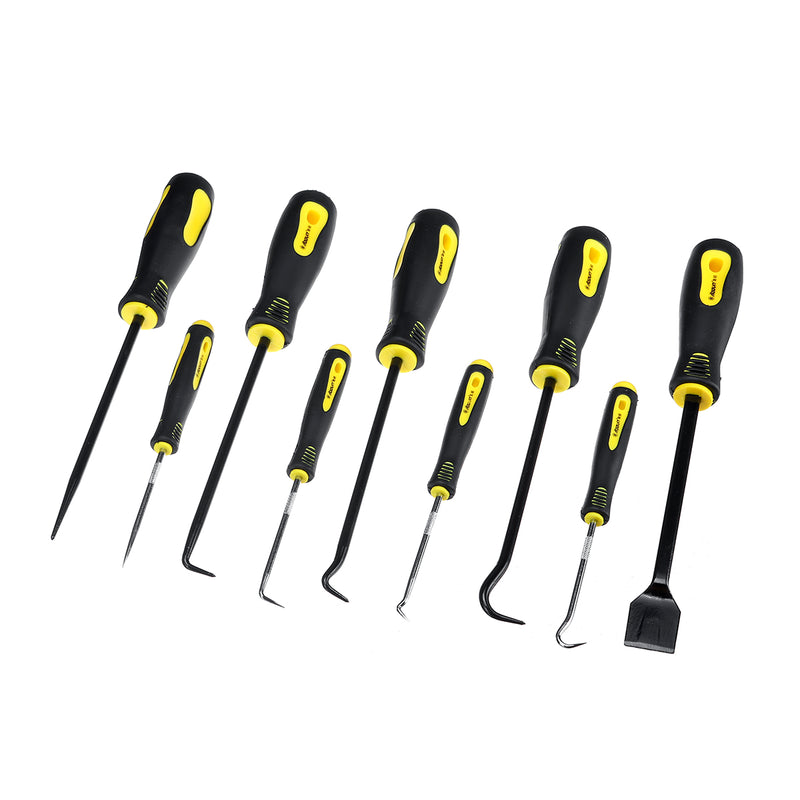 9pcs Spring Hook Pick Gasket Scraper Set O-Ring Seal Car Remover Craft Tools