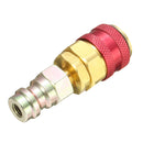 Car Air Conditioner Red High and Blue Low R134A Quick Coupler Adapter