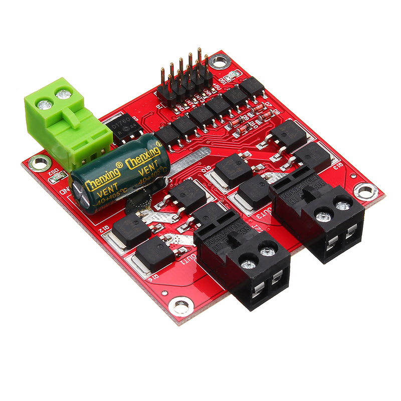 XY-160D 7A 160W L298  PWM Speed Controller Dual DC Motor Drive Module Industrial Grade