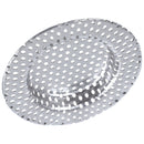 Bathroom Stainless Steel 4.5-5.5cm Dia Drain Washbasin Sink Drainer Straine Q7P5