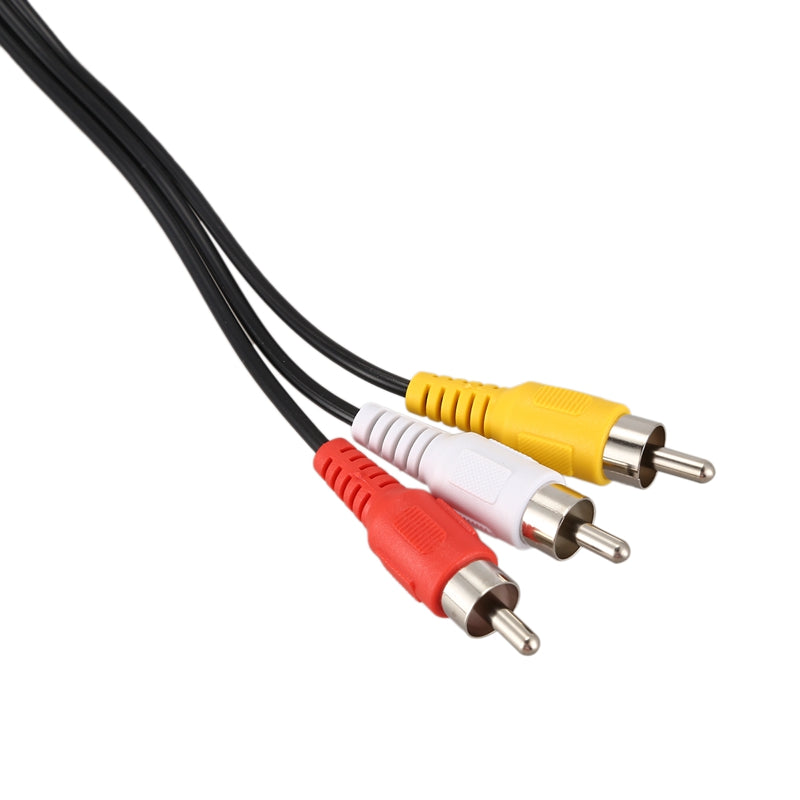 1.5M 4.9ft 3 RCA Male to 4 Pin S-Video Male TV PC Conversion Cable J2Q7