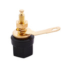 2 Pcs Speaker Hex Head Terminal 4mm Banana Plug Jack Binding Post T2H6