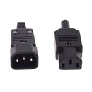 250V 10A Power Connector IEC 320 C14 Plug to C13 Socket G8M2