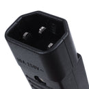 Black IEC-320 C14 Male Plug AC Power Inlet Socket Connector 250V 10A S1W4