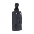 Black IEC-320 C14 Male Plug AC Power Inlet Socket Connector 250V 10A S1W4