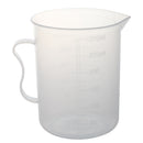 Laboratory 250mL Capacity Clear White Plastic Measuring Cup M2N9