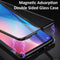 Bakeey Xiaomi Redmi Note 7 / Redmi Note 7 Pro 360 Front+Back Double-sided Full Body 9H Tempered Glass Metal Magnetic Adsorption Flip Protective Case