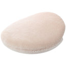 Women Cosmetic Beige White Round Face Makeup Facial Powder Puff U2A1