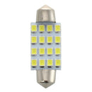10pcs 39mm SMD 16-LED Festoon Dome Light Bulb White DE3423 6411 C5W V8R2